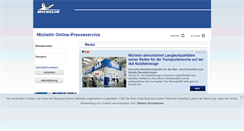 Desktop Screenshot of michelin-presse.de